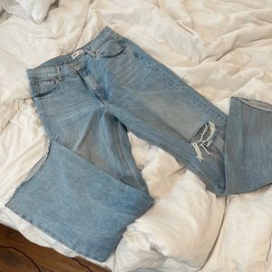 Zara full length high waisted jean